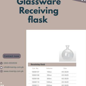 Distilling Glassware Receiving flask